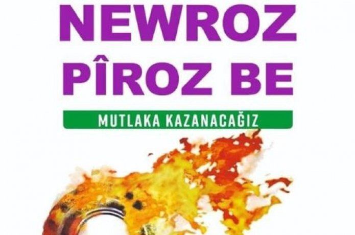 Newroz ateşi yakılıyor