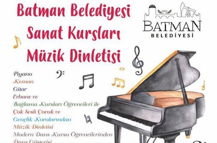 Kursiyerlerden sanat kursları müzik dinletisi