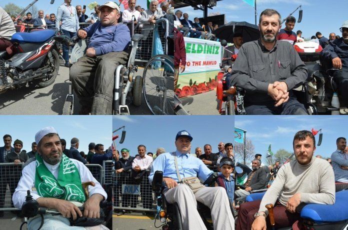 “Bizler bedenen engelli olabiliriz ama kalbimiz engelli değil”
