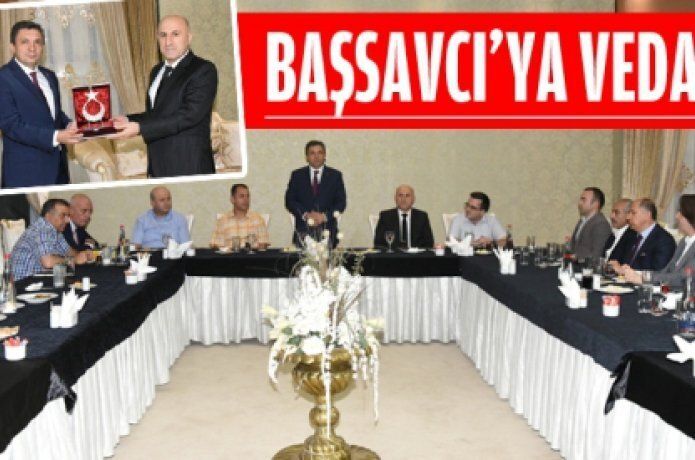 Başsavcı Dede'ye veda yemeği