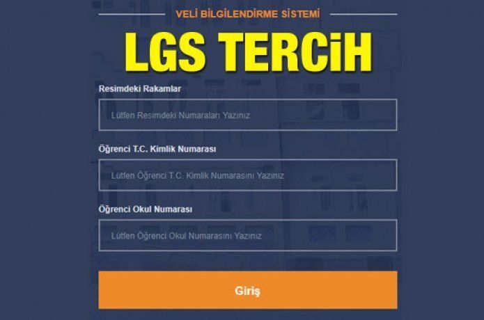 LGS tercih başvuruları başladı