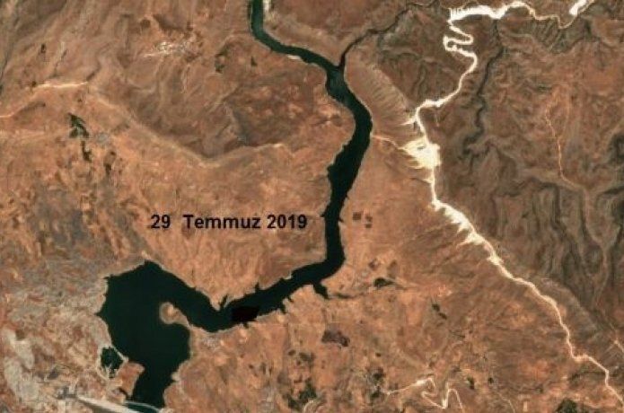 Baraj gölü büyüyor