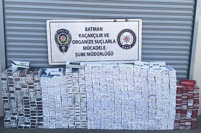 8 bin 250 paket kaçak sigara ele geçirildi