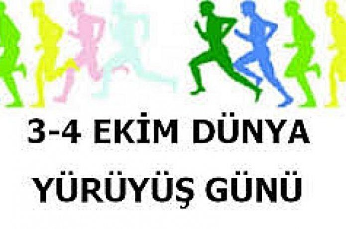 ‘3-4 Ekim Dünya Yürüyüş Günü’ etkinliğine davet