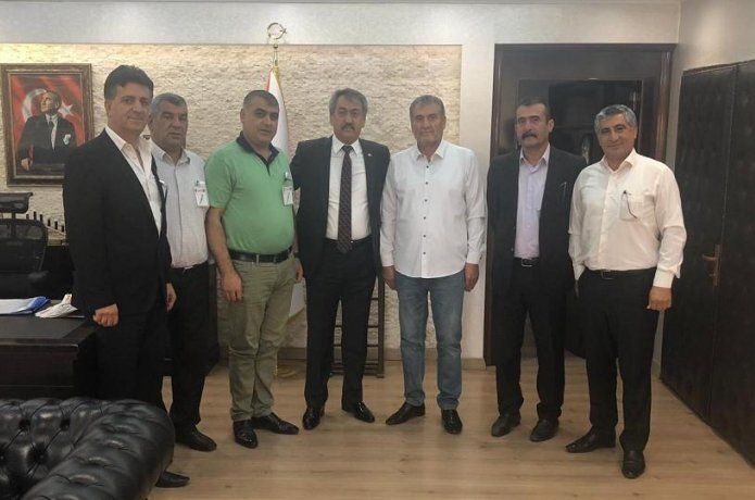 Muhtarlar Kıraç’ı ziyaret etti