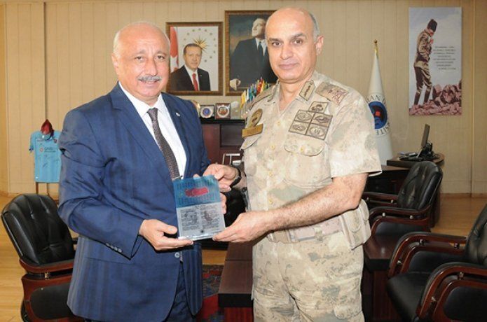Tuğgeneral Başoğlu’ndan Rektör Durmuş’a ziyaret