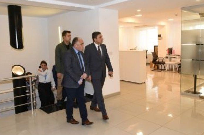 Vali Şahin, SİBADAŞ’ı ziyaret etti