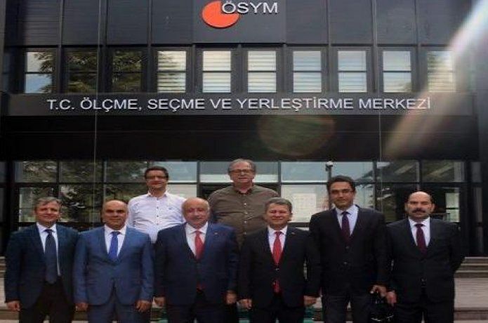 Rektör Durmuş’tan ÖSYM Başkanı Aygün’e ziyaret