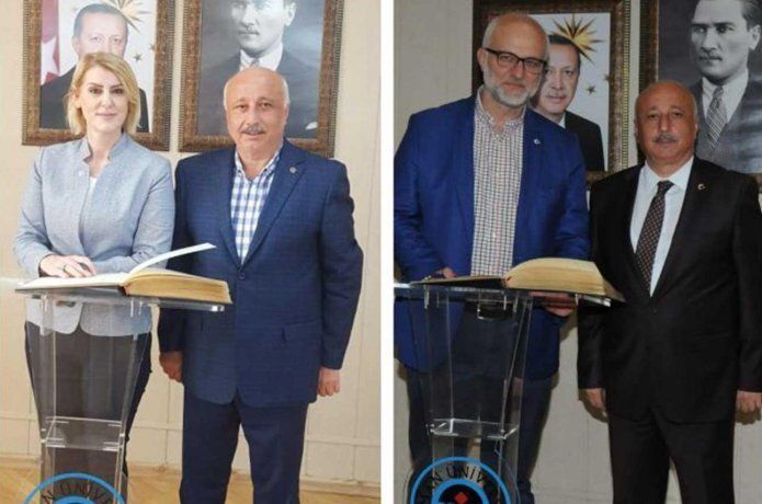 Yazarlardan Rektör Durmuş'a ziyaret