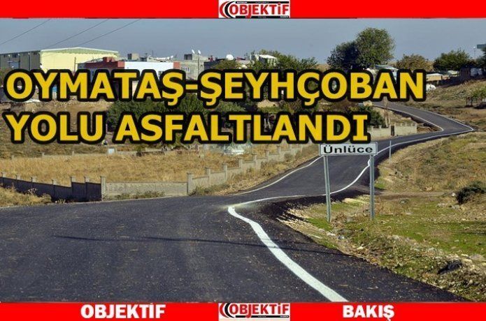 Şeyhçoban Yolu Asfaltlandı