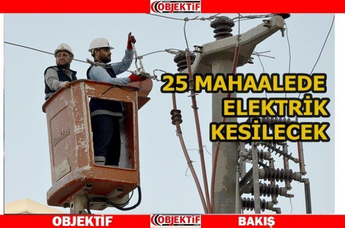 Elektrik kesintisine dikkat