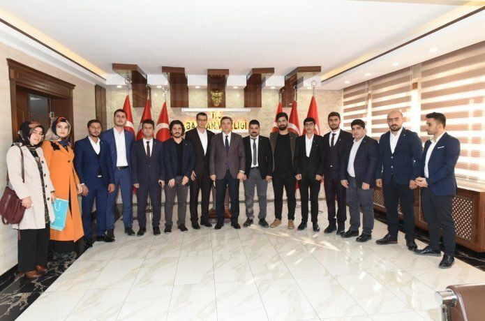TÜGVA'dan Vali Hulusi Şahin’i ziyaret etti