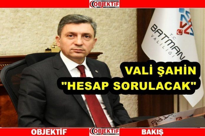 Vali Şahin saldırıya tepki gösterdi