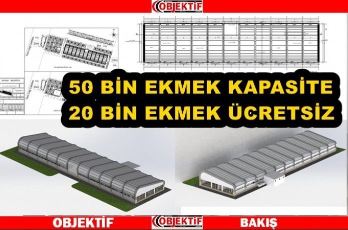 Endüstriyel ekmek üretim tesisi yakın zamanda hizmette