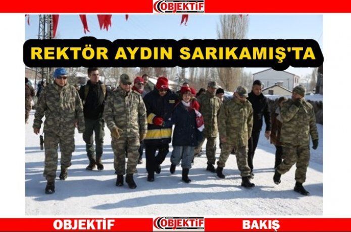 Rektör, Sarıkamış’taki yürüyüşe katıldı