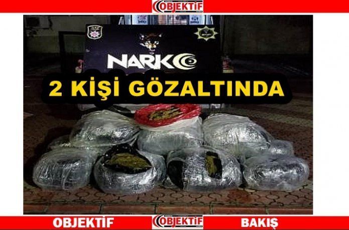 110 kilo esrar ele geçirildi