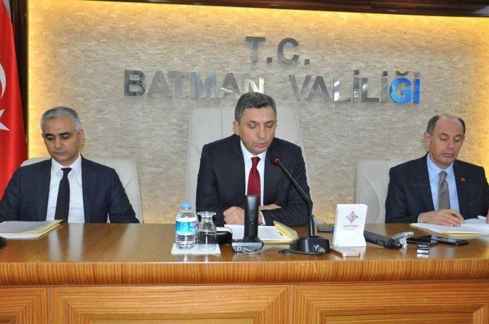 Batman'da İl Koordinasyon Kurulu toplantısında 366 proje ele alındı