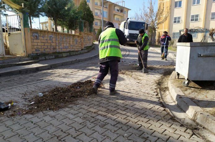 Kuyubaşı TOKİ’de genel temizlik çalışması