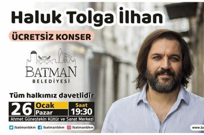 Belediyeden Haluk Tolga İlhan konseri
