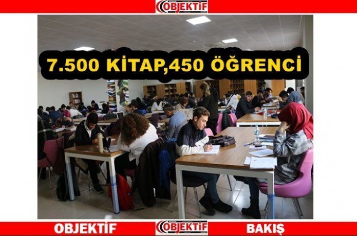 Öğrencilerden kütüphaneye yoğun ilgi
