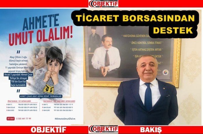 Minik Ahmet için yardımlar devam ediyor