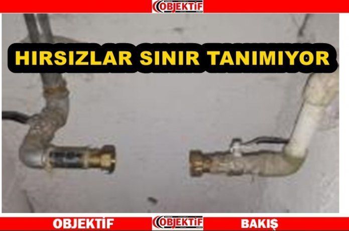 Hırsızlar su sayaçlarına dadandı
