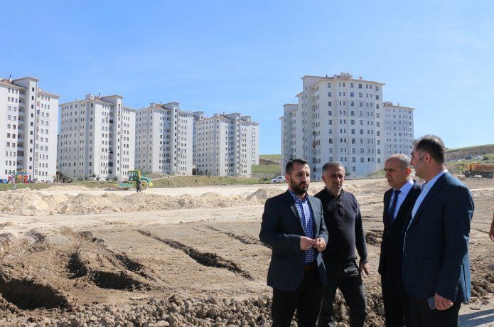 Emekli TOKİ de çorak alan yeşil alana dönüştürülüyor