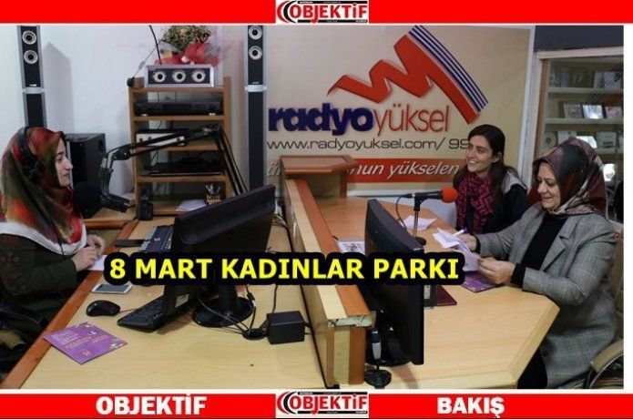 Eş başkanlar Radyo Yüksel'de