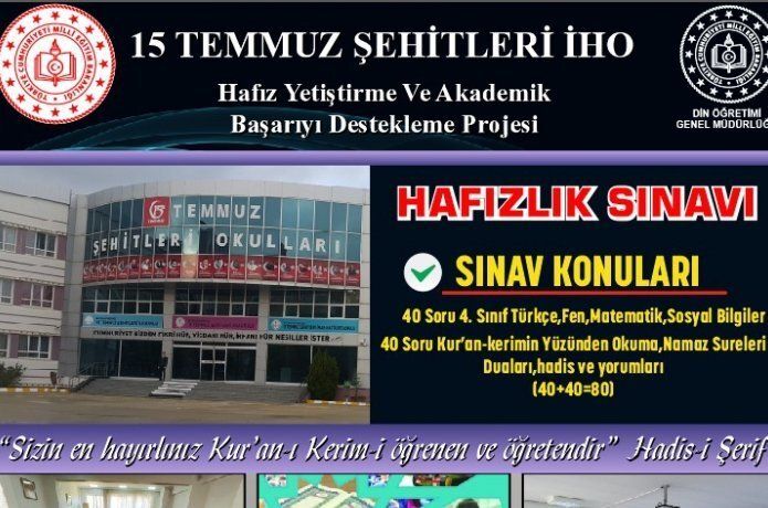 Hafızlık sınavı başvuruları başladı
