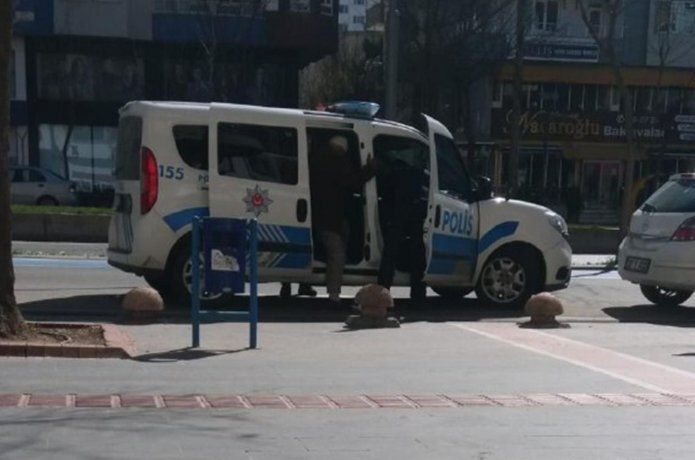 Sokağa çıkma yasağını ihlal eden 65 yaş üstü bir vatandaş alıkonuldu