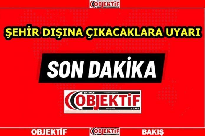 Şehirlerarası seyahat kısıtlanıyor