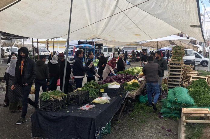 Semt pazarlarına koronavirüs denetim