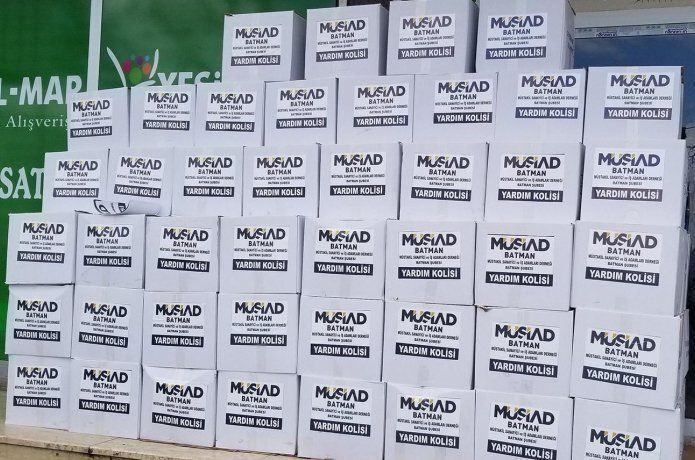 MÜSİAD Batman Şubesinden 300 aileye vefa yardımı