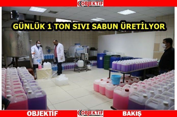 Batman Üniversitesi ‘sıvı sabun’ üretiyor