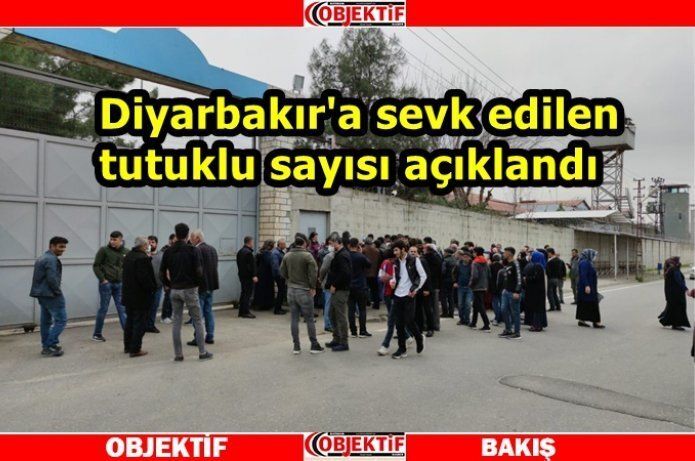 Batman ceza evindeki tutuklular sevk edildi
