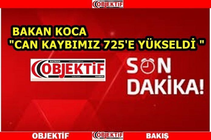 Koronavirüsten bugün 76 kişi hayatını kaybetti