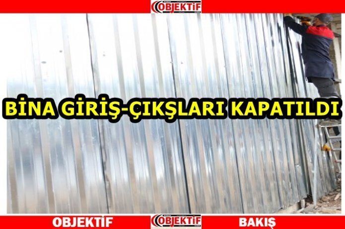 Kaçak yapıların giriş çıkışları bir bir kapatılıyor