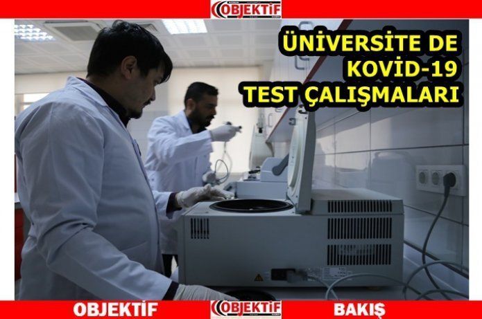 Batman Üniversitesi'nde Covid-19 mesaisi
