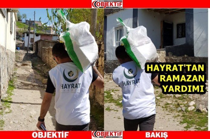 Hayrat İnsani Yardım'dan Ramazan kolileri