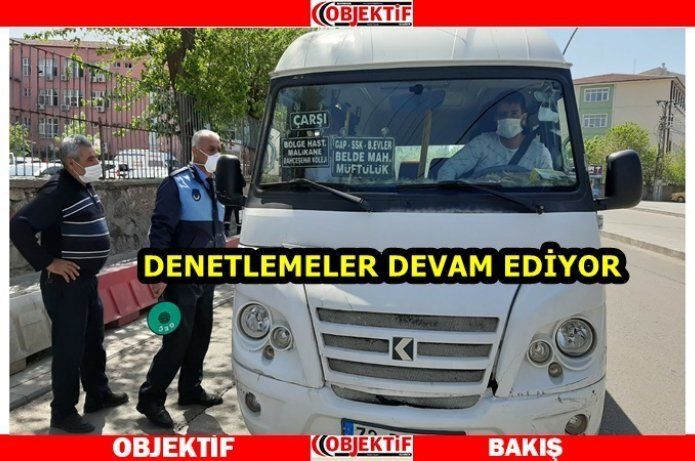 Minibüslerde sosyal mesafe denetimi
