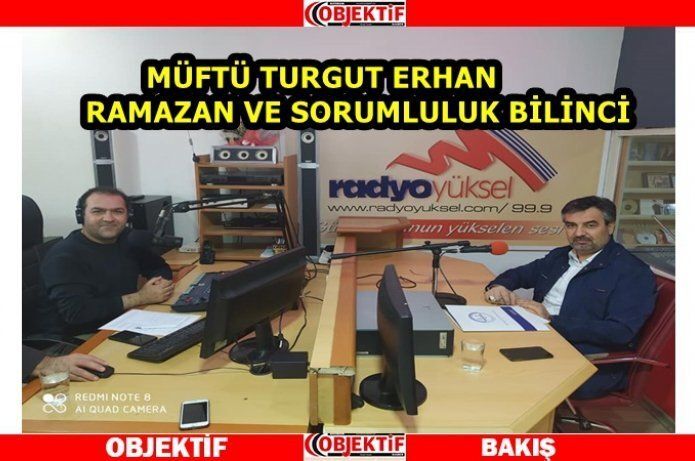 Batman il Müftüsü Turgut Erhan Radyo Yüksel'e konuk oldu