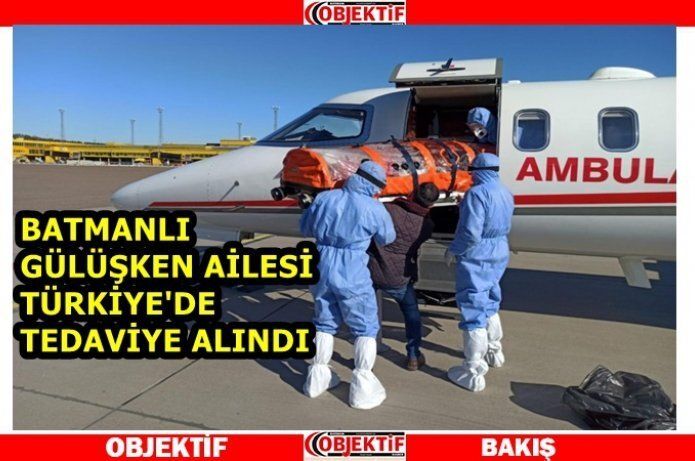 İsveç'ten Türkiye'ye ambulans uçakla getirildi