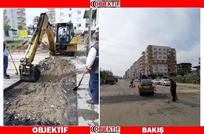 Asfalt yama çalışmaları devam ediyor