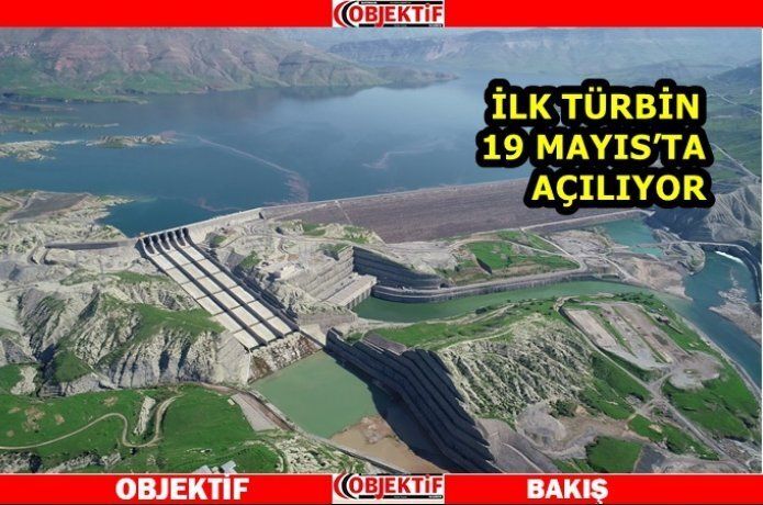 Ilısu barajında ilk türbin açılıyor