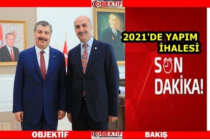 500 yataklı hastanenin proje ihalesi tamam