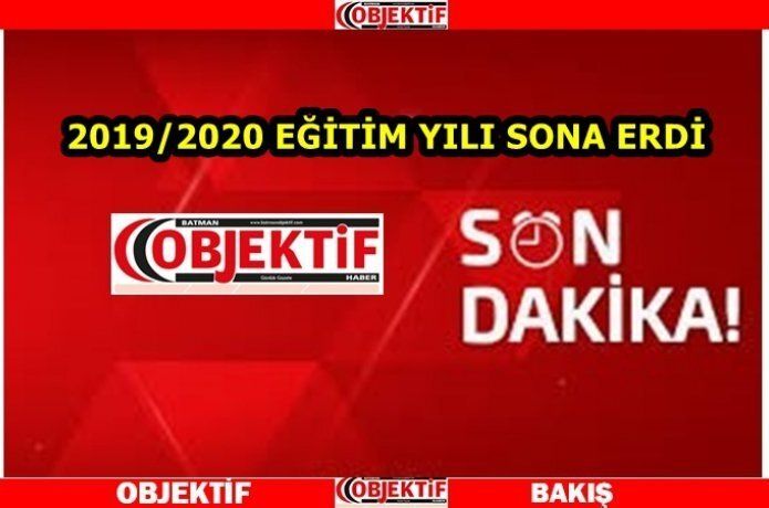 Bu yıl eğitim yılı sona erdi!