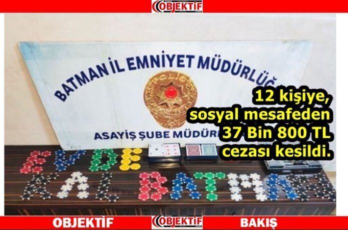 Kumar oynayanlara ‘sosyal mesafe’ cezası