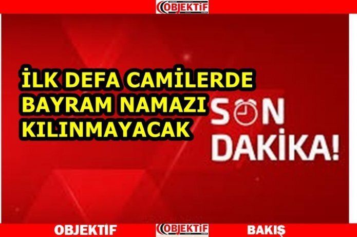 'Bayram namazı' yerine evde 'duha namazı' tavsiyesi
