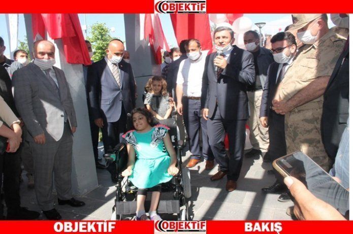 Engelli çocuğa akü jesti
