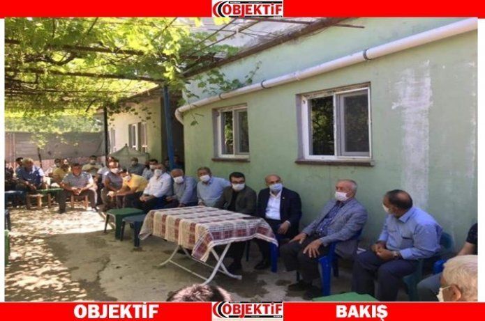 Balpınar'da çiftçilerle bir araya geldiler
